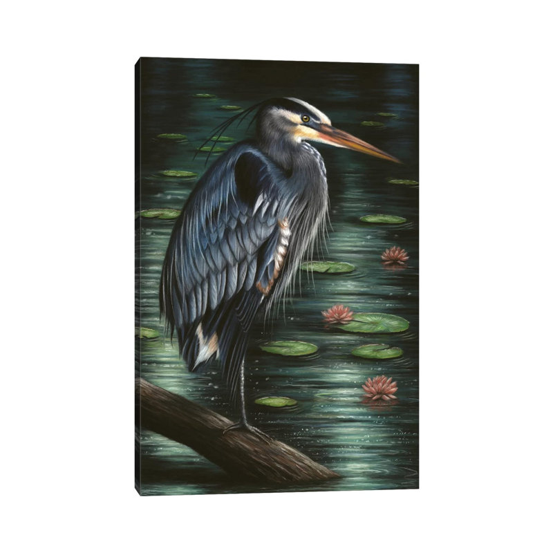Heron by Richard Macwee - Gallery-Wrapped Canvas Giclée on Canvas, Canvas, 66.04 cm H x 45.72 cm W x 1.91 cm D