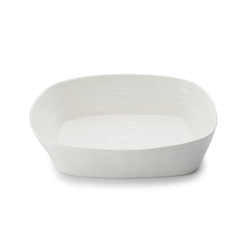 Portmeirion Sophie Conran White Lasagne/Roaster 11.5"X9.5"