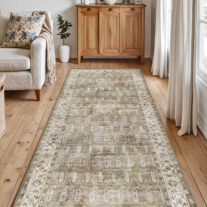 Tapis de couloir lavable à la machine, Tapis de couloir 3 pi x 8 pi