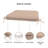 Indoor/Outdoor Square Dining Chair Cushions (Set of 2), 3" Foam Replacement Cushion-831065470-831419949