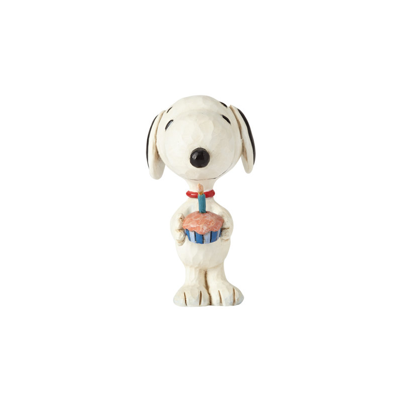 Mini figurine 3inch Peanuts par Jim Shore Snoopy Birthday
