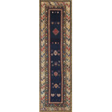 Antique Kazak Caucasian Blue 1880s Rug