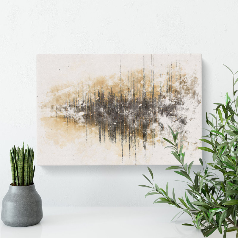 Winter in Cuejdel Lake in Romania - Wrapped Canvas, 60cm H x 91cm W x 3cm D