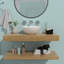 16"X16"  Ceramic Round Vessel Bathroom Sink