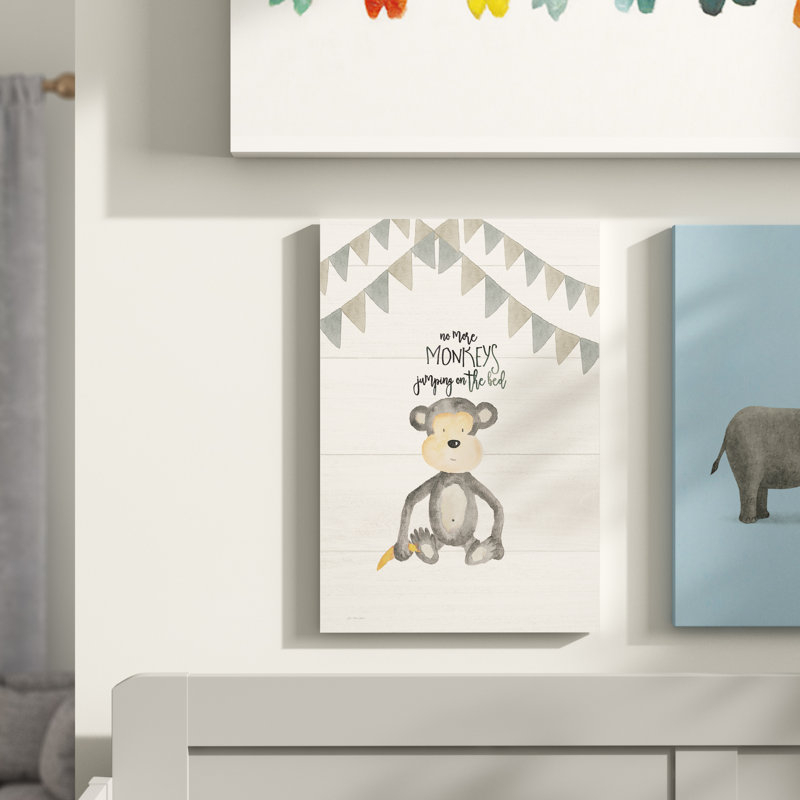 Art sur toile Sylvan No Monkeys, H 18,5 po x l 12,5 po x P 0,5 po
