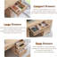 Bureau de direction moderne avec 5 tiroirs de différentes tailles, bureau à domicile en bois avec prise de courant et armoire de rangement, bureau d'ordinateur avec un bureau de 58 pouces-1054185659