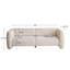 Élégant canapé 3 places au design ondulé, coussins moelleux et structure durable pour les salons et les chambres modernes-128895621
