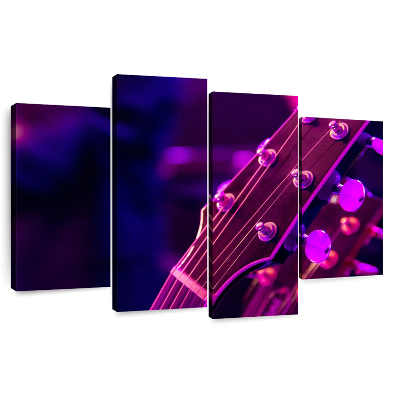 Purple Haze Guitar, 22'' H x 36'' W
