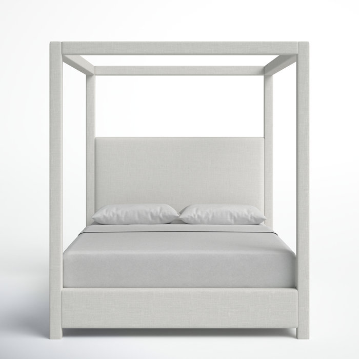 Kallan Upholstered Canopy Bed | Birch Lane
