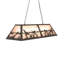 48" Long Ducks In Flight Oblong Pendant