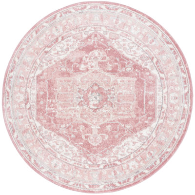 Lowrey Ivory Gray/Pink Rug