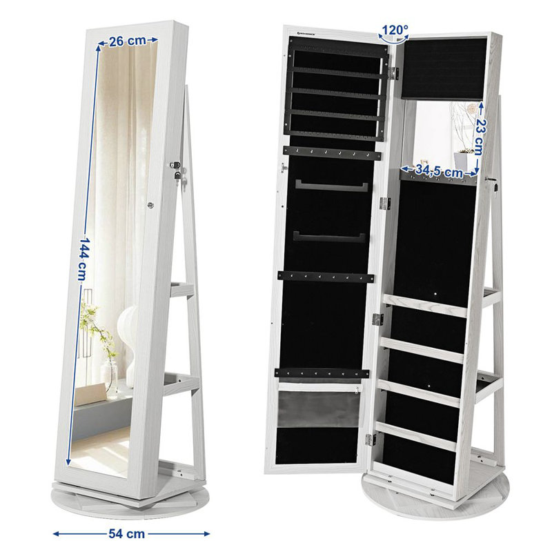 Lula Freestanding Jewelry Armoire