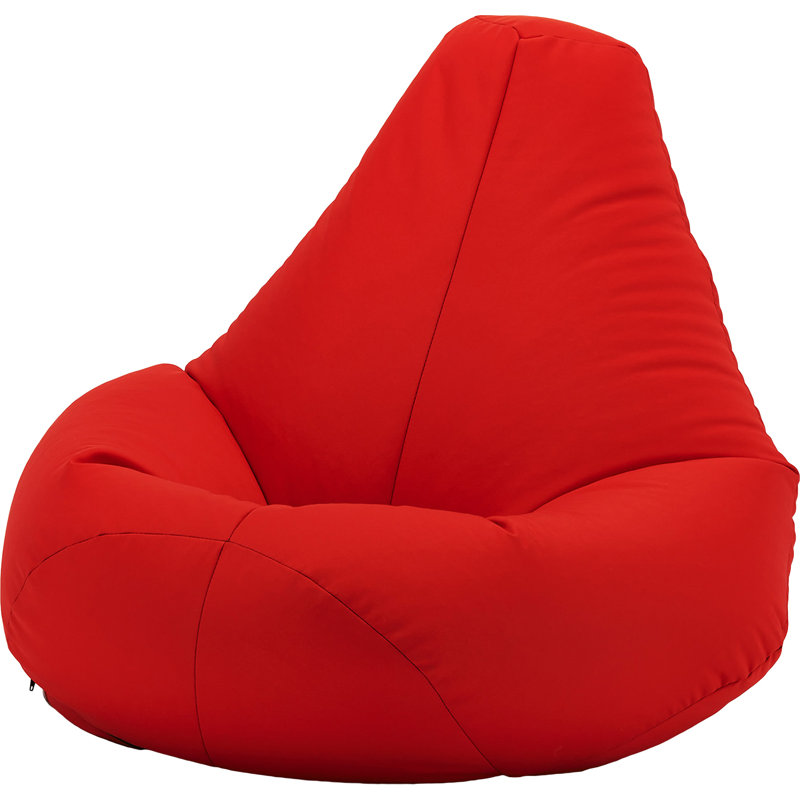Salcombe Polyester Outdoor Friendly Refillable Bean Bag Chair & Lounger, Red