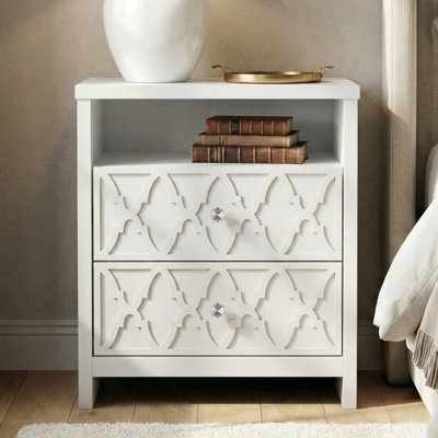 Chessani 26.8" 2 Drawer Nightstand