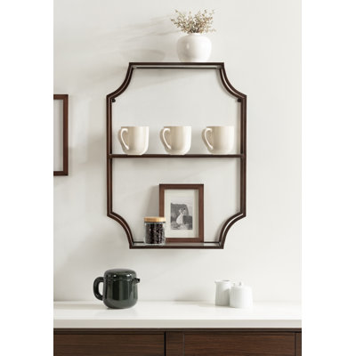 Johnalbert 3 Piece Scalloped Metal Accent Shelf
