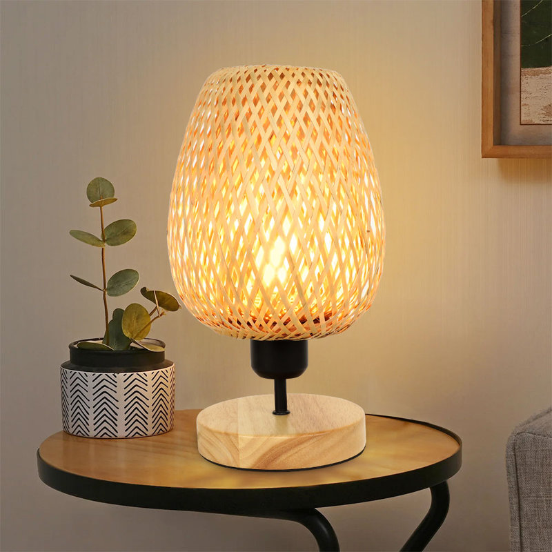 Lampe de table beige 11,41 "Oak Brook