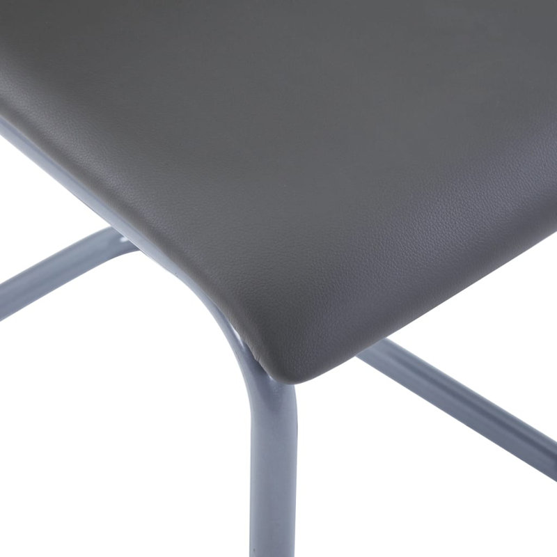 Chaise en porte-à-faux pour salle à manger, Gris