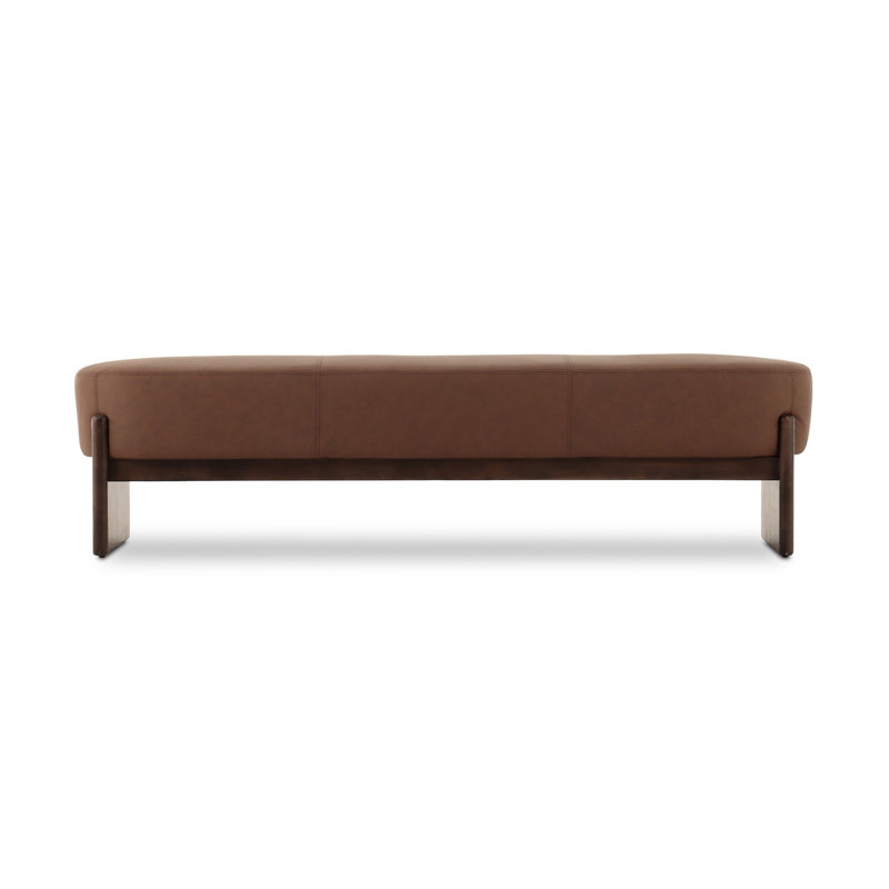 Kirby Leather Bench