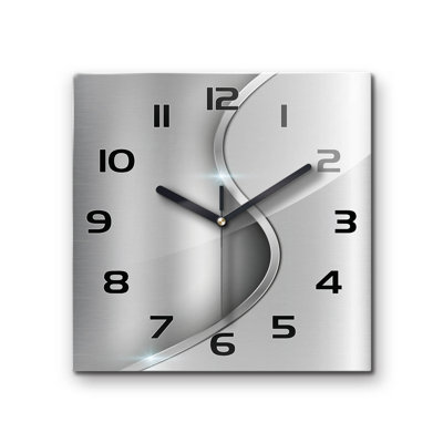 Glass Wall Clock