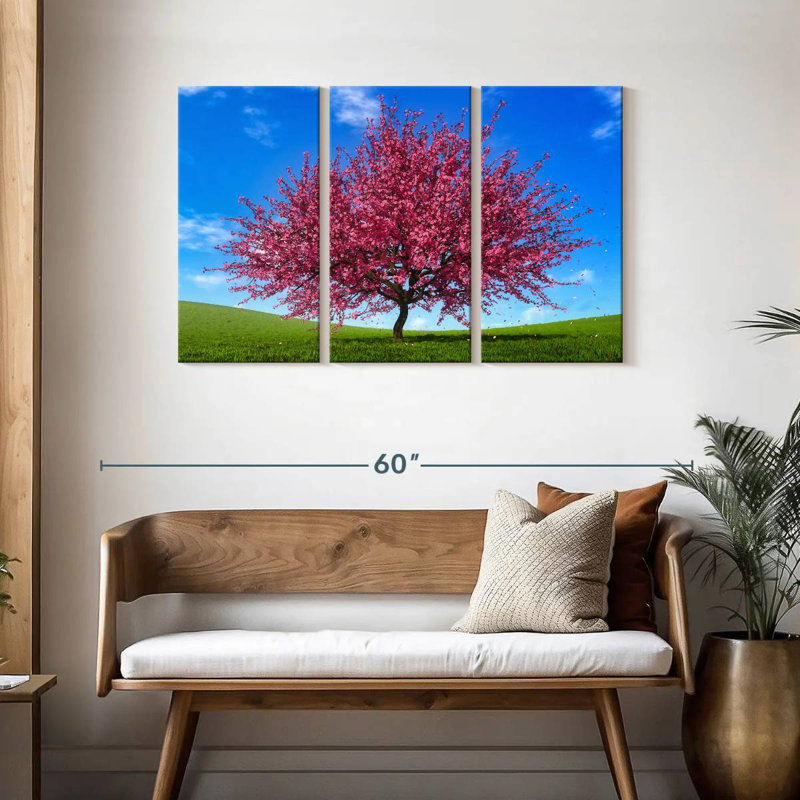 Arbre Harnek rose, H 28 po x l 45 po
