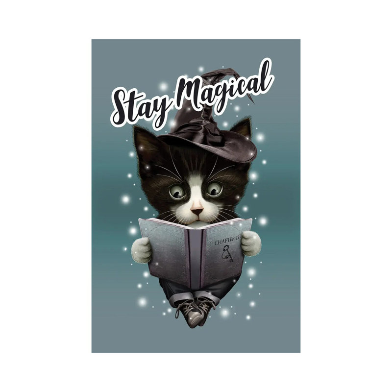 Witch 1 Piece Wrapped Canvas Wall Art, 20.32 cm H x 30.48 cm W