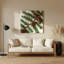 Aquarelle botanique 88, art mural en métal blanc-2131049794