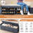 54.4" Shoe Bench with Lift Top Storage,Entryway Storage Bench with Cushioned Seat and 4 Doors-114217409
