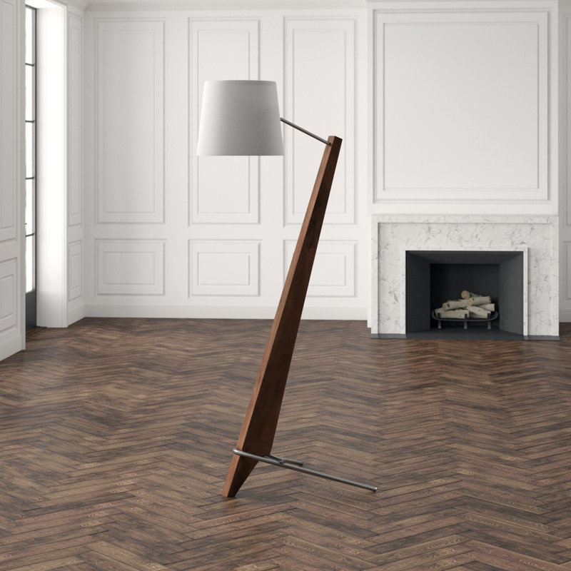 Silva Floor Lamp, Walnut