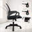 Nectara Ergonomic Home Office Chair with Mesh Back, Armrests, Space-Saving Design-106361449