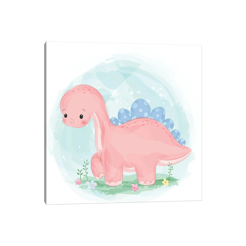 Dinosaur by Art Mirano - Wrapped Canvas Print, 66.04 cm H x 66.04 cm W