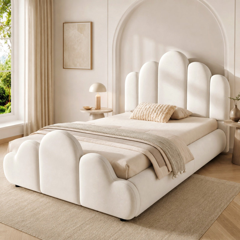 Single (3') Bed, Beige