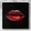 Glam Kiss II sur toile-1702681069
