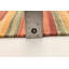 Kilim fabriqué à la main à motif oriental en laine orange/vert/beige Tapis décoratif-1250523732