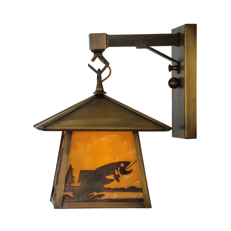 Rustic Lodge 1 - Light Outdoor Wall Lantern