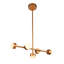 Luminaire suspendu moderne à 5 lumières avec lumière DEL intégrée 65 x 65 x 130 cm Lumiere
