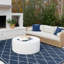 Tapis intérieur / extérieur bleu marine Anastasaos-29515444