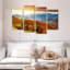 Montagne avec arbres, reproduction d'art sur toile-706972246