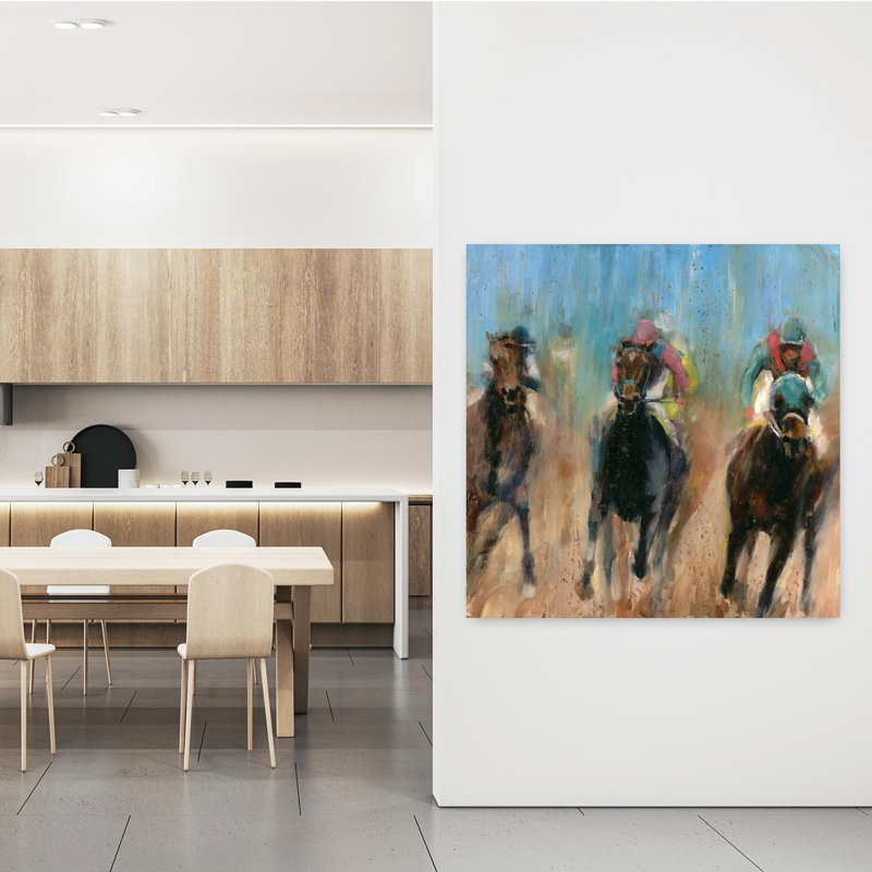 «Run Run Contemporary Horse Art», H 48 po x l 48 po