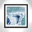 Ariana «Agate Blue and Turquoise I», impression encadrée-615295804-615295781