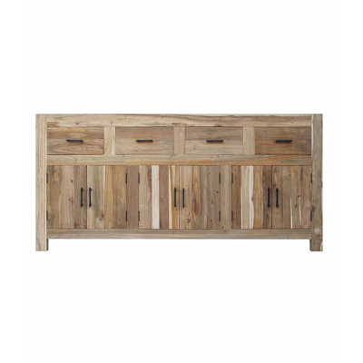 Recycled Teak Console Table W Drawers