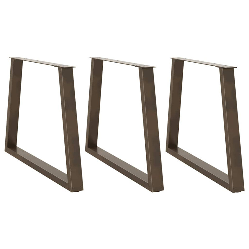 Davenia Table Leg, Anthracite, 100 x (72-73.3) cm, 3
