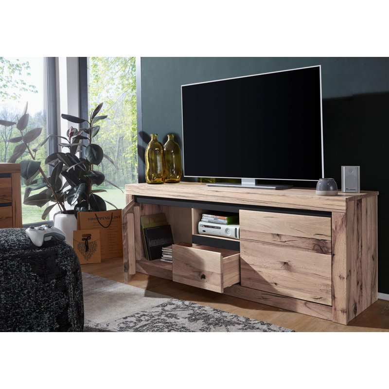 Montreux Unfinished TV Stand for TVs up to 70, Bianco