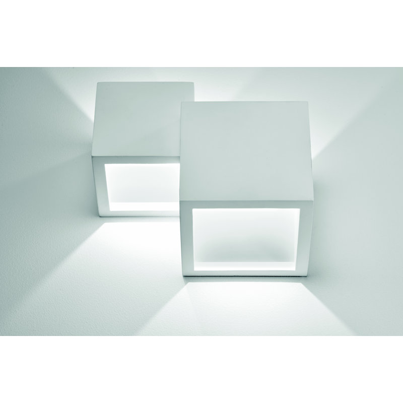 Fifield Gypsum LED Flush Mounted Sconce
