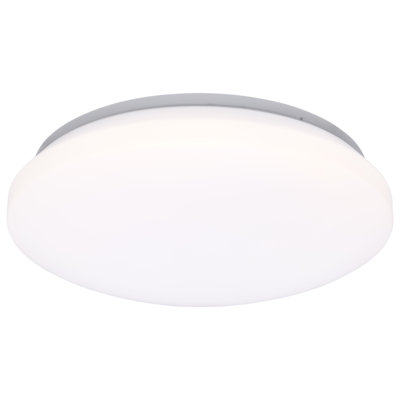 LED Cloud Fixture with Sensor 27K/30K/35K/40K/50K CCT Selectable Round Shape White Finish 120 Volt