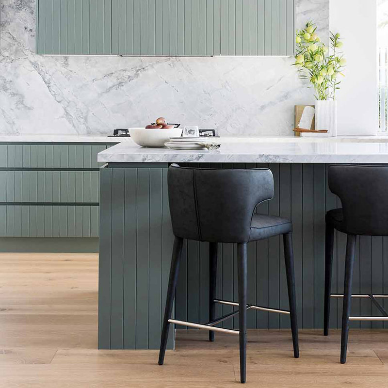 TABOURET DE COMPTOIR MELORE Lavada X033-46, Gris foncé