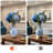 5.1" 3-Color Dimmable Glass Vase Table Lamp (No Flowers Included)