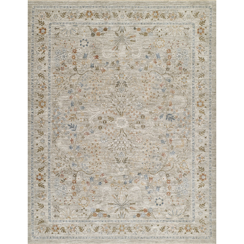 Tapis multicolore Momeni Georgina, Rectangle 5 pi 3 po x 7 pi 8 po