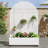 Arch Metal Planter Box with Trellis with Wheels-1646606538-1656732467