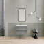 Meuble-lavabo flottant moderne simple Alcester Ivy Bronx-1100120583