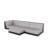 Pixel 118.25" Wide Outdoor Reversible Patio Sectional with Cushions-102743452-102743461